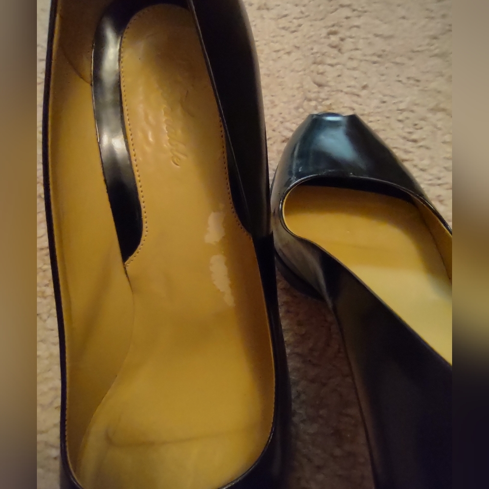 Faconnable Leather Dress Pumps Size 9N - Picture 8 of 8
